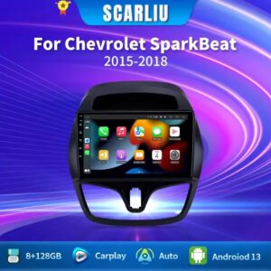 Android 13 pour Chevrolet Spark Beat 2015 -2018 Radio Carplay Bluetooth lecteur multimédia de